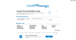 Desktop Screenshot of localmassage.com