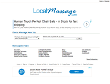 Tablet Screenshot of localmassage.com